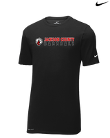Jackson County HS Baseball Basic - Mens Nike Cotton Poly Tee