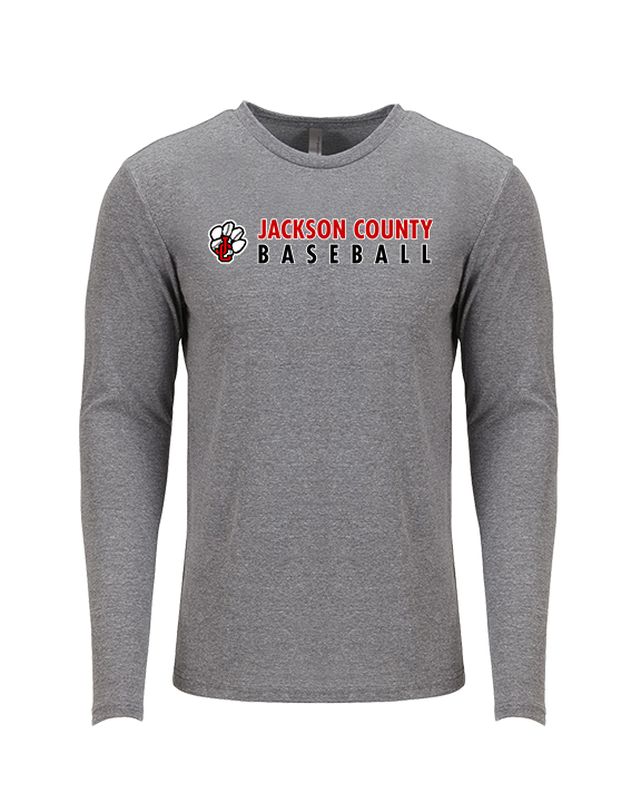 Jackson County HS Baseball Basic - Tri-Blend Long Sleeve