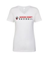 Jackson County HS Baseball Basic - Womens V-Neck