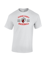 Jackson County HS Baseball Curve - Cotton T-Shirt