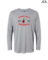 Jackson County HS Baseball Curve - Mens Oakley Longsleeve