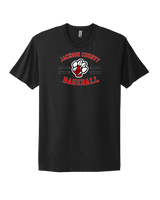 Jackson County HS Baseball Curve - Mens Select Cotton T-Shirt