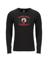 Jackson County HS Baseball Curve - Tri-Blend Long Sleeve