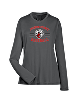 Jackson County HS Baseball Curve - Womens Performance Longsleeve