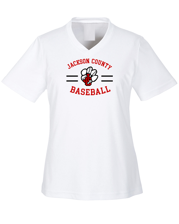 Jackson County HS Baseball Curve - Womens Performance Shirt