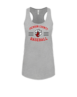 Jackson County HS Baseball Curve - Womens Tank Top