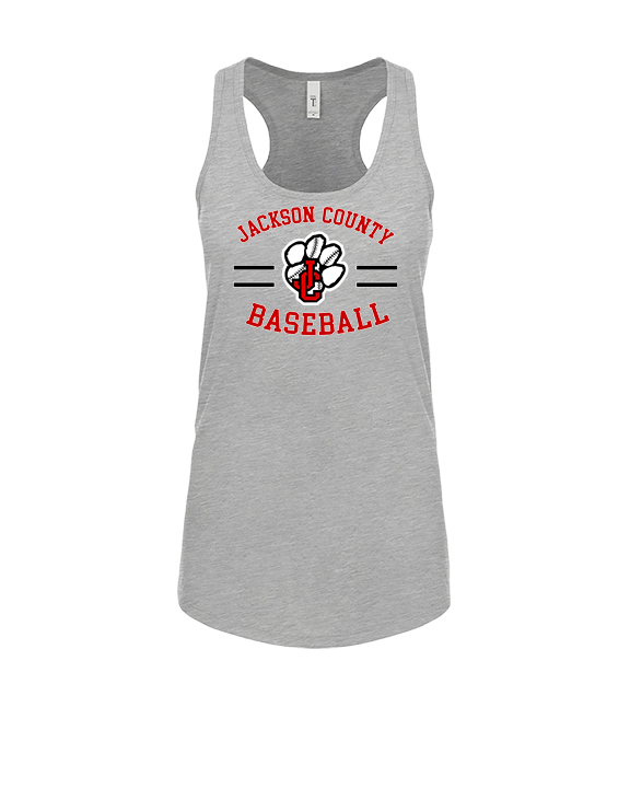 Jackson County HS Baseball Curve - Womens Tank Top