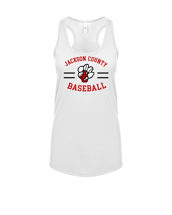 Jackson County HS Baseball Curve - Womens Tank Top