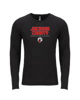 Jackson County HS Baseball Keen - Tri-Blend Long Sleeve