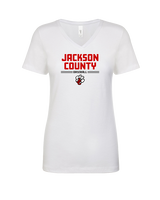 Jackson County HS Baseball Keen - Womens Vneck