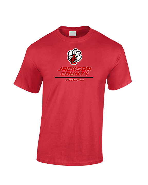 Jackson County HS Baseball Split - Cotton T-Shirt
