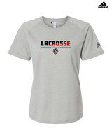 Jackson County HS Boys Lacrosse Cut - Womens Adidas Performance Shirt