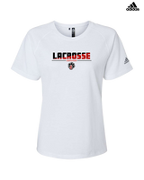 Jackson County HS Boys Lacrosse Cut - Womens Adidas Performance Shirt