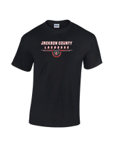 Jackson County HS Boys Lacrosse Design - Cotton T-Shirt