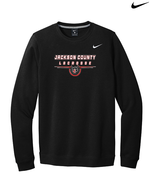 Jackson County HS Boys Lacrosse Design - Mens Nike Crewneck