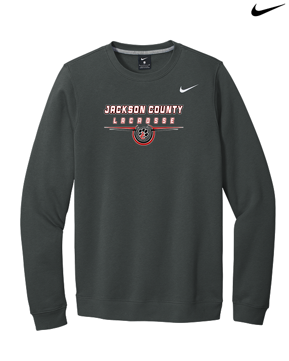 Jackson County HS Boys Lacrosse Design - Mens Nike Crewneck