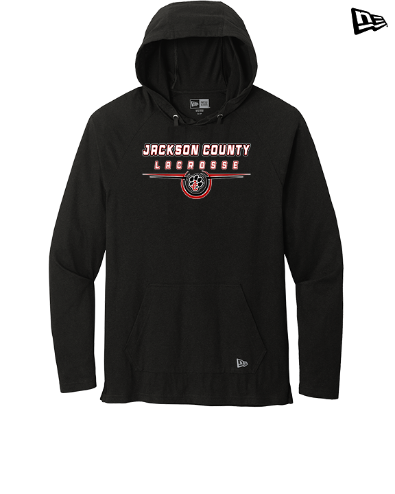 Jackson County HS Boys Lacrosse Design - New Era Tri-Blend Hoodie