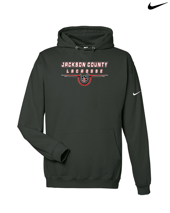 Jackson County HS Boys Lacrosse Design - Nike Club Fleece Hoodie