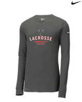 Jackson County HS Boys Lacrosse Short - Mens Nike Longsleeve