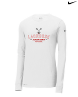 Jackson County HS Boys Lacrosse Short - Mens Nike Longsleeve