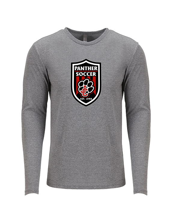 Jackson County HS Soccer Emblem - Tri-Blend Long Sleeve