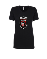 Jackson County HS Soccer Emblem - Womens V-Neck
