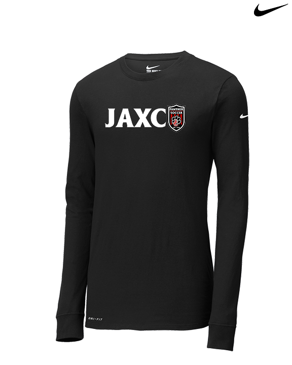 Jackson County HS Soccer JAXC Emblem - Mens Nike Longsleeve