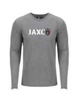 Jackson County HS Soccer JAXC Emblem - Tri-Blend Long Sleeve