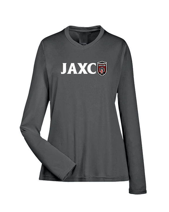Jackson County HS Soccer JAXC Emblem - Womens Performance Longsleeve