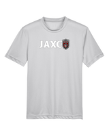 Jackson County HS Soccer JAXC Emblem - Youth Performance Shirt