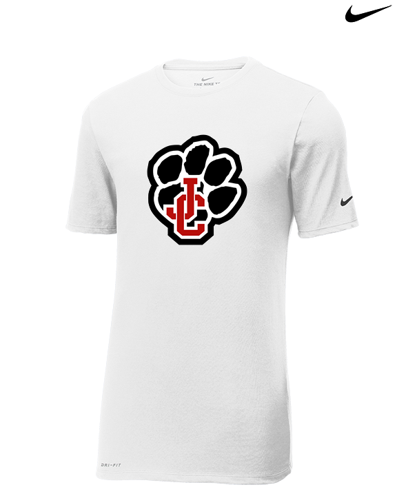 Jackson County HS Soccer Paw JC - Mens Nike Cotton Poly Tee