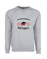 Jackson Memorial Softball Curve - Crewneck Sweatshirt