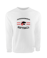 Jackson Memorial Softball Curve - Crewneck Sweatshirt