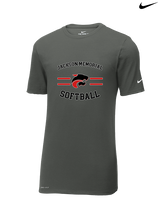 Jackson Memorial Softball Curve - Mens Nike Cotton Poly Tee