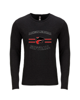 Jackson Memorial Softball Curve - Tri-Blend Long Sleeve
