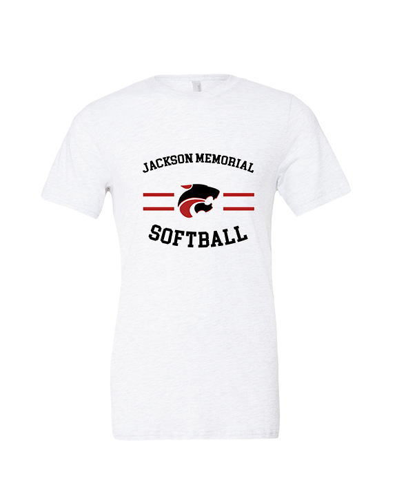 Jackson Memorial Softball Curve - Tri-Blend Shirt