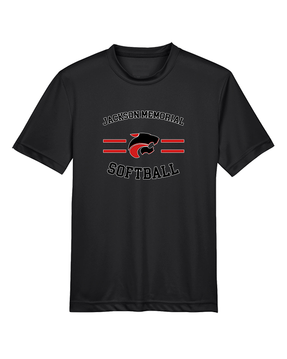 Jackson Memorial Softball Curve - Youth Performance Shirt