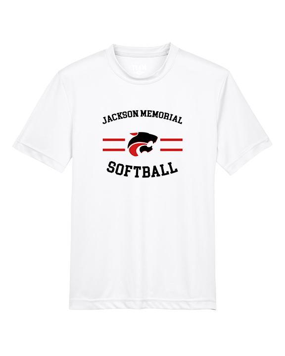 Jackson Memorial Softball Curve - Youth Performance Shirt