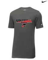 Jackson Memorial Softball Cut - Mens Nike Cotton Poly Tee