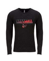 Jackson Memorial Softball Cut - Tri-Blend Long Sleeve
