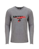 Jackson Memorial Softball Cut - Tri-Blend Long Sleeve