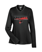 Jackson Memorial Softball Cut - Womens Performance Longsleeve