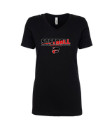 Jackson Memorial Softball Cut - Womens Vneck