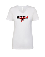 Jackson Memorial Softball Cut - Womens Vneck