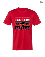 Jackson Memorial Softball Stamp - Mens Adidas Performance Shirt