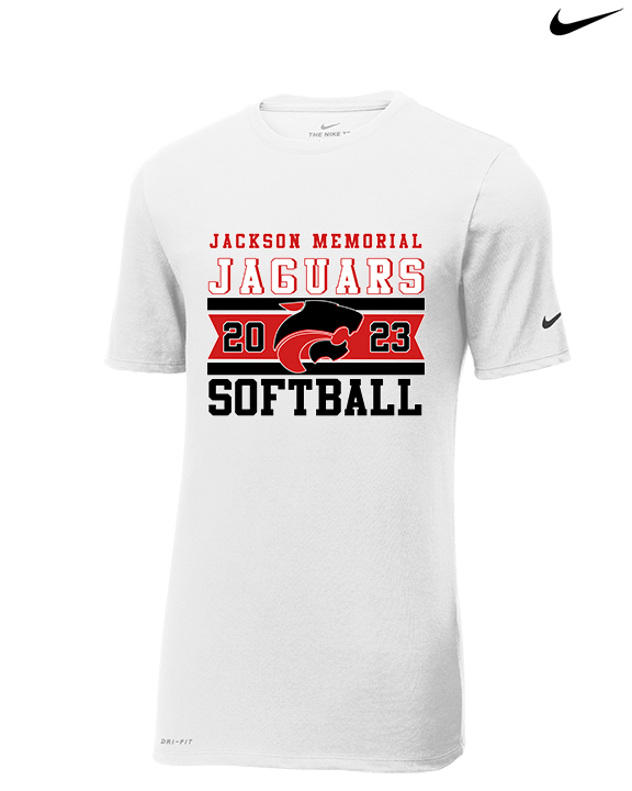Jackson Memorial Softball Stamp - Mens Nike Cotton Poly Tee