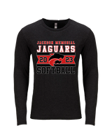 Jackson Memorial Softball Stamp - Tri-Blend Long Sleeve