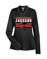 Jackson Memorial Softball Stamp - Womens Performance Longsleeve