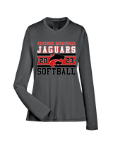 Jackson Memorial Softball Stamp - Womens Performance Longsleeve