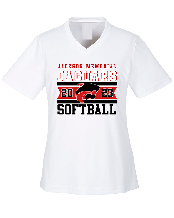 Jackson Memorial Softball Stamp - Womens Performance Shirt